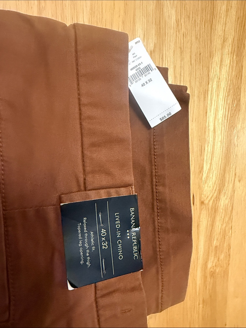 Banana Republic Brown Lived-In Chino Pants